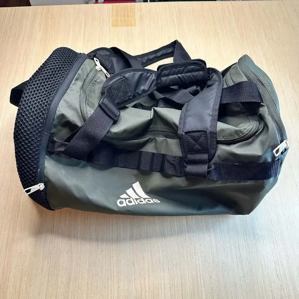 Adidas Team Issue II Medium Duffel Bag in Green Oxide